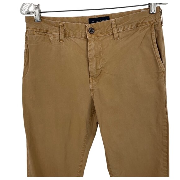 American Eagle Next Level Flex Slim Brown Chino Pants Mens Size 30x34 - Picture 3 of 11